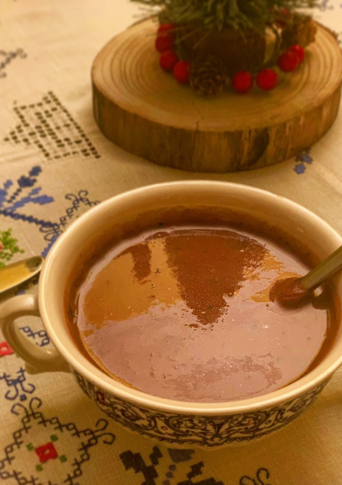 Una foto de Salsa de vino para carnes