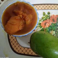 A picture of Bengali Style Sweet Raw Mango Chutney.