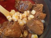 A picture of pork ribs soup