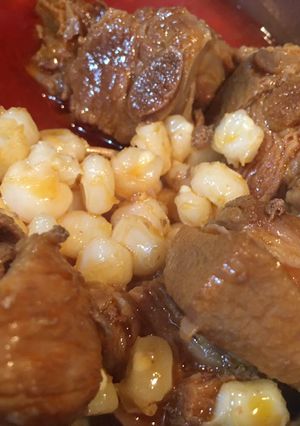 A picture of Pork Pozole 🐷.