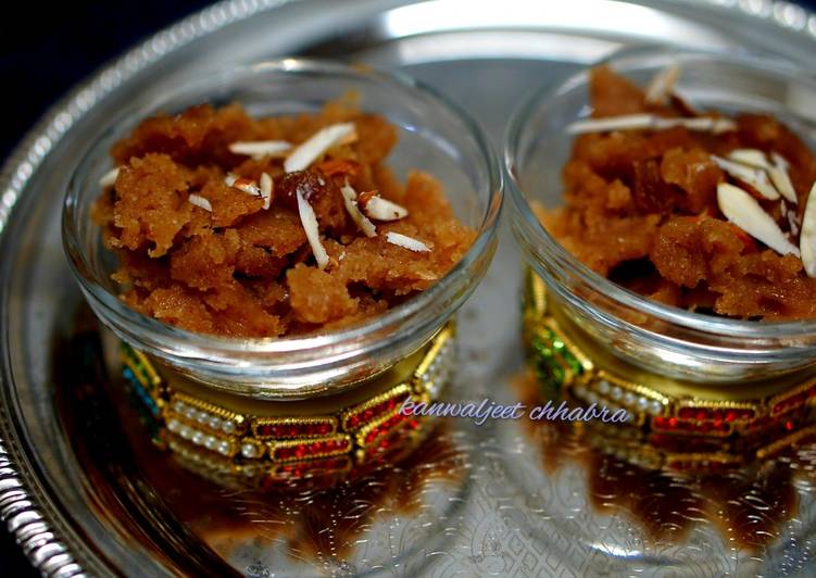 Recipe of Award-winning Buckwheat flour (kuttu) halwa