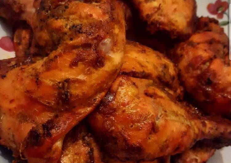 Recipe of Super Quick Homemade Tandoori restaurant style chicken ????????