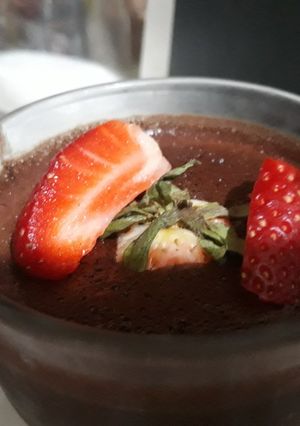 Una foto de "Moussetilla" de chocolate en Thermomix
