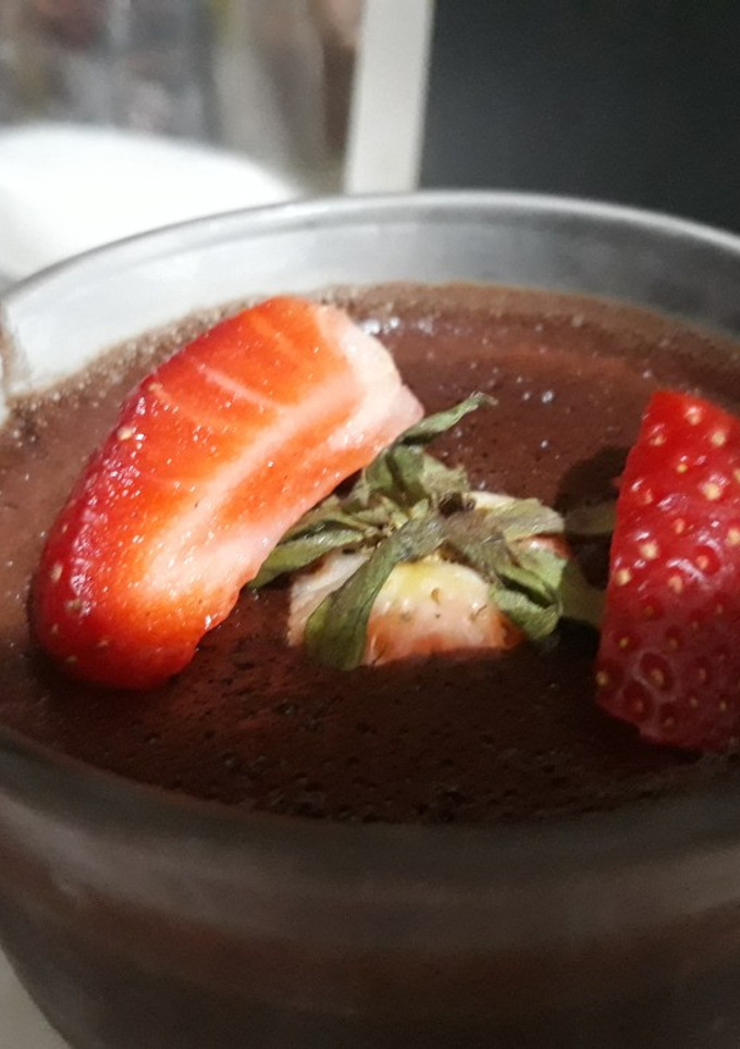 Una foto de "Moussetilla" de chocolate en Thermomix