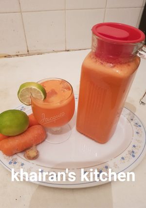 A picture of Carrot juice.