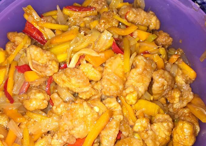Resep Koloke alias ayam tepung asam manis Anti Gagal