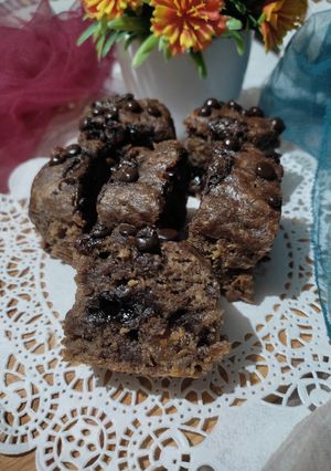 Foto resep Choco banana bread eggless