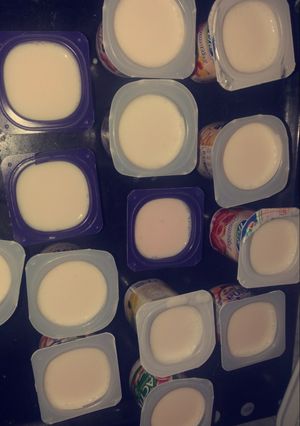 صورة لوصفة ياغورت منزلي بكميات كبيرة 😚😚😍😍