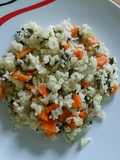 Arroz con chaya y verduras (Arrocera eléctrica)