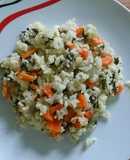 Arroz con chaya y verduras (Arrocera eléctrica)