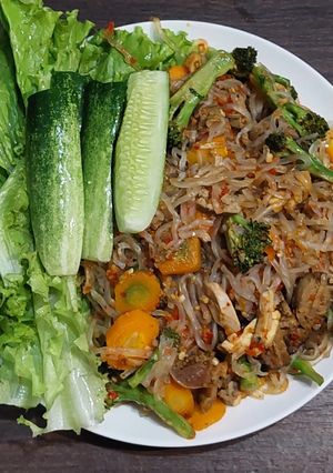 Foto resep Mie Goreng Shirataki Diet 360 Kalori