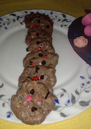 A picture of Easy No bake cookies.