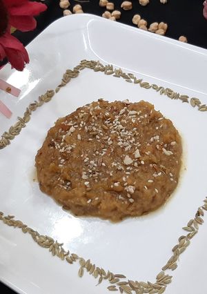 छोले हलवा रेसिपी मुख्य फोटो