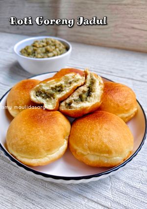 Foto resep Roti Goreng Jadul isi Kacang Hijau