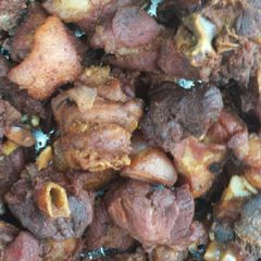 A picture of Pork meat (fried).