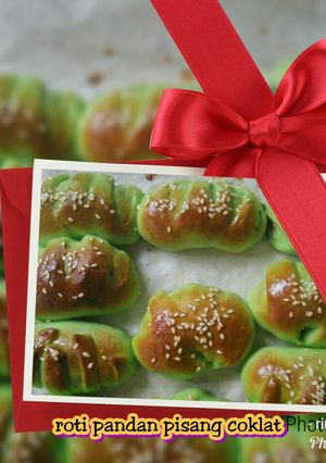 Foto resep 💞Roti mini pandan pisang coklat💞
