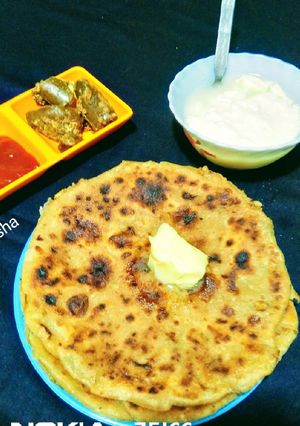 पंजाबी आलू पराठा (punjabi aloo paratha recipe in Hindi) रेसिपी मुख्य फोटो
