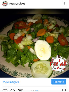 A picture of Plain salad.