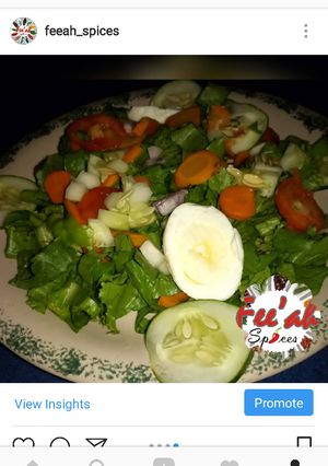 A picture of Plain salad.