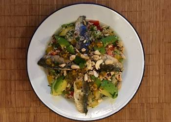 New Recipe Fresh sardines with Tabbouleh Salad Delicious Perfect New Recipe Fresh sardines with Tabbouleh Salad Delicious Perfect