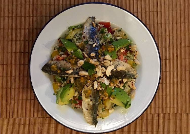 Fresh sardines with Tabbouleh Salad Fresh sardines with Tabbouleh Salad