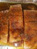 Salmón al horno con salsa de eneldo