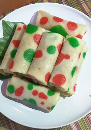 Foto resep Dadar gulung polka isi enten2