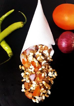 A picture of Sprouts bhel.