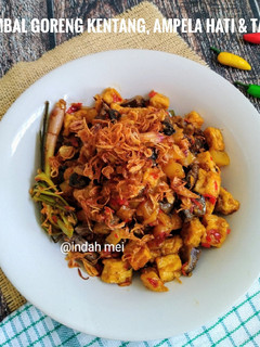 Foto resep Sambal Goreng Kentang, Ampela Hati & Tahu