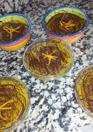 Una foto de Crema de naranja