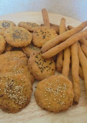 Φωτογραφία της συνταγής Κριτσίνια ή μπισκοτάκια με καρότο