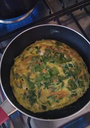 Una foto de Tortilla de acelga fácil