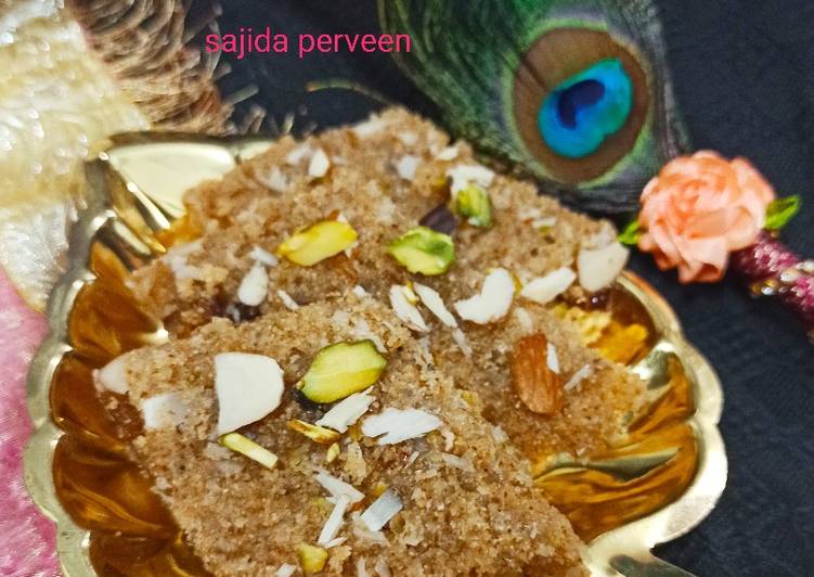 Recipe of Favorite Suji ki tikkiya (Semolina Sweet Dish)