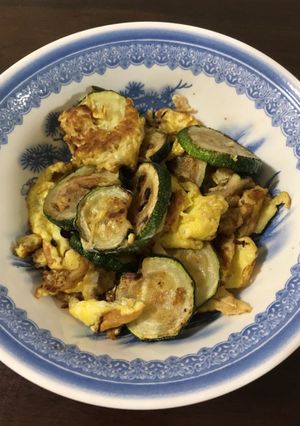 櫛瓜片煎蛋 的食譜成品照片