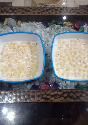 A picture of Boondi raita.