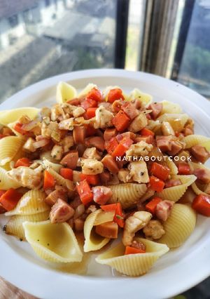 รูปของ พาสต้าสันในไก่ซอสมะเขือเทศ