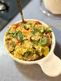 Creamy Feta Roasted Potatoes with Chicken Sausage