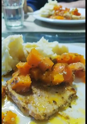Una foto de Bondiola caramelizada a la Lulú