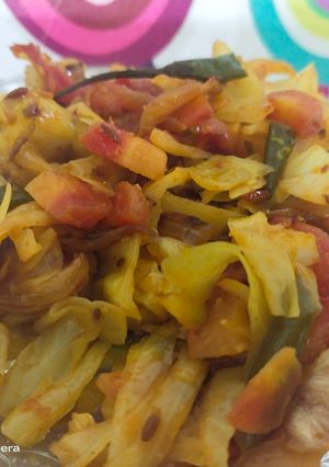 A picture of Cabbage mix veg.