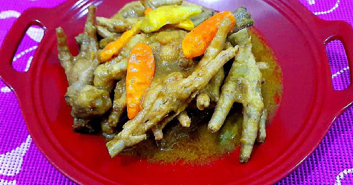 Resep Ceker Bumbu Kemiri Oleh Zahrotul Fuad Cookpad