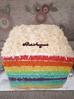 Foto resep Rainbow Cake Ny. Liem