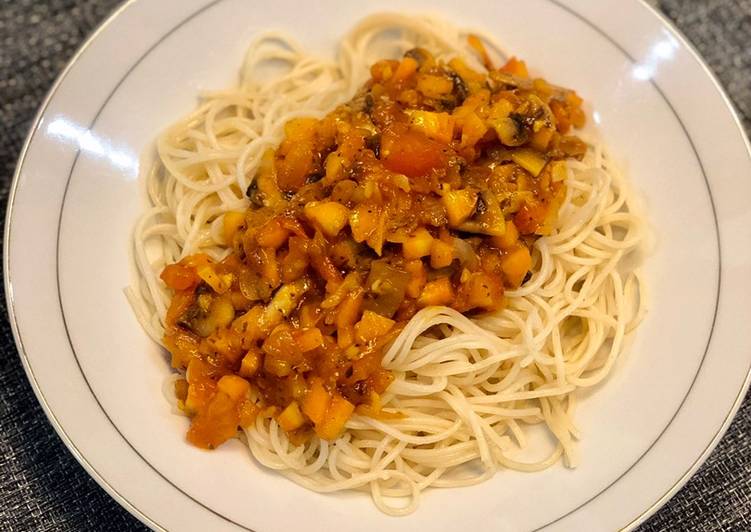 Spaghetti Bolognese Vegetarian