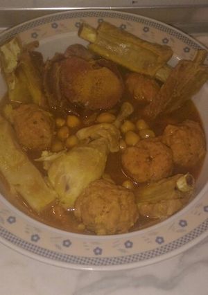 Una foto de Cocido con pelotas