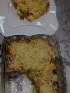 صورة لوصفة غراتان بالخضار والدجاج صحي ولذيذ 😋