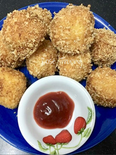 Hình của món Bánh Khoai Tây Chiên Xù.