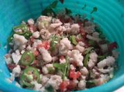 Una foto de comino salsa de soya