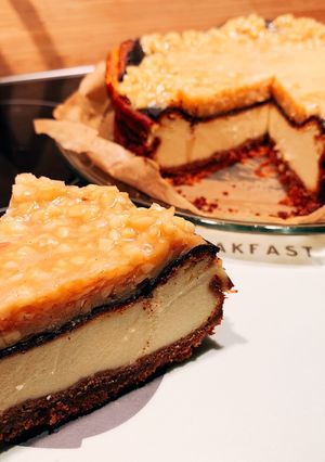 Lotus Cheesecake(Lotus 咖啡餅乾起司蛋糕) 的食譜成品照片