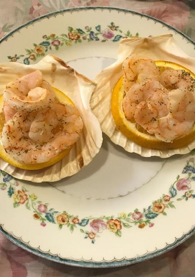 Una foto de CAMARONES 🍤 A LA NARANJA 🍊
