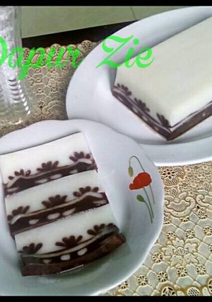 Foto resep Puding Motif Coklat Susu