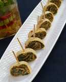 Spinach Cheesy Pinwheels